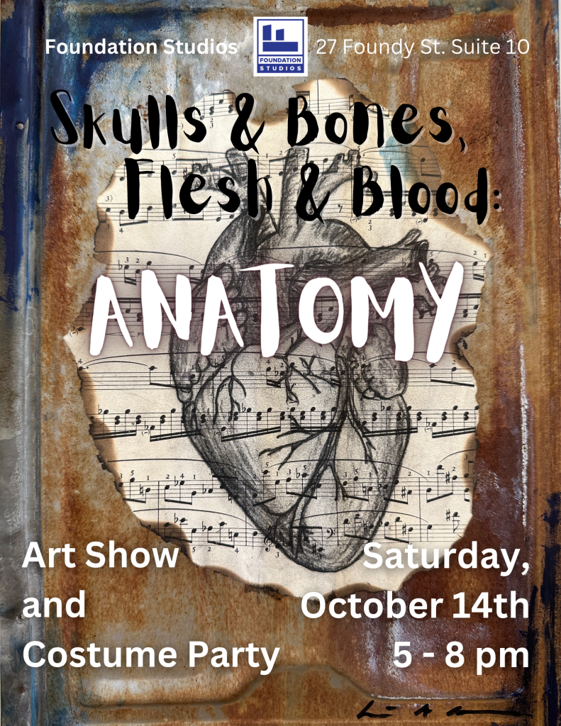 Skulls and Bones, Flesh and Blood, Anatomy - River Arts District Artists